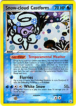 Snow-cloud Castform - 25/101 - Rare - Reverse Holo